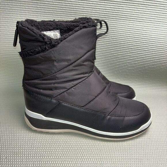 Merrell Snowcreek Midcalf Boots Women’s Size 10 J003668 Black Polyester Blend - Picture 1 of 10